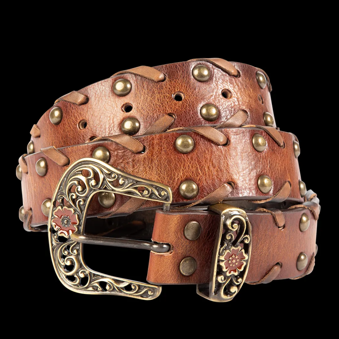 Hot Whip Stitch Belt Womens Belts